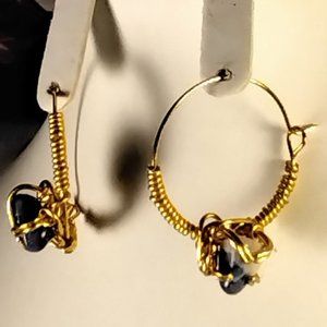 Gemstone earrings 12 pairs